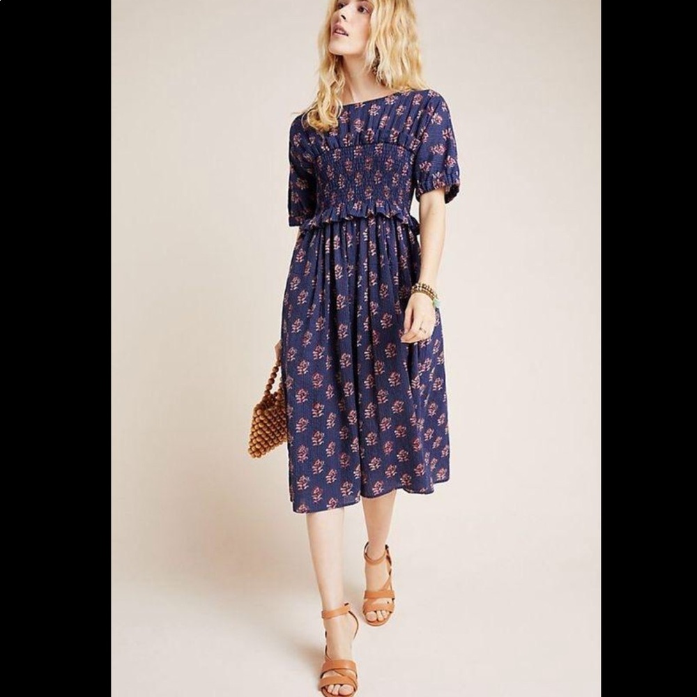 Anthropologie Corey Lynn Calter JoJo Smock Dress